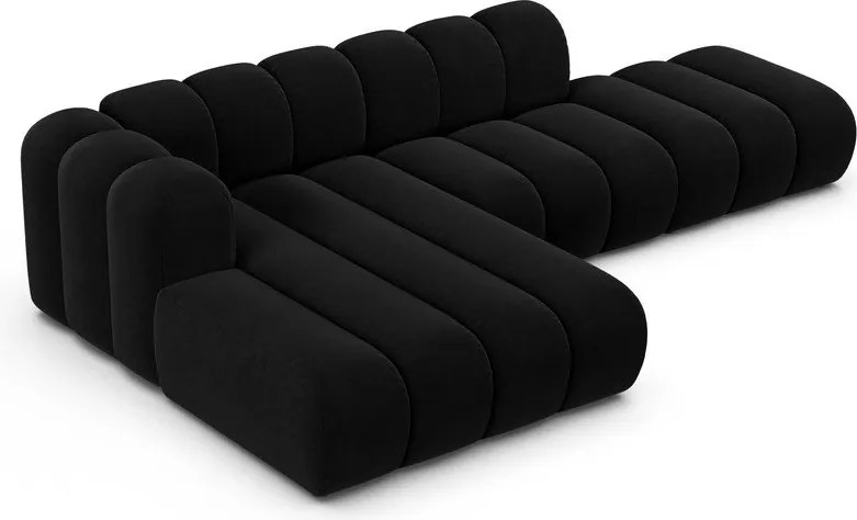 Antracitová rohová pohovka (ľavý roh) Lupine – Micadoni Home