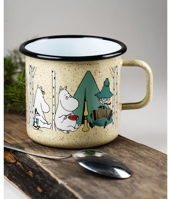 Hrnček Moomin Campers 0,8l, smalt / béžový