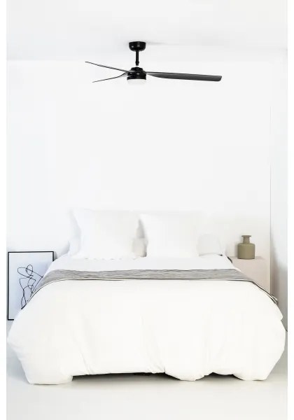 FARO 33815WT-21-LED Stmievateľný stropný ventilátor PUNT M LED/18W/230V, čierny, priemer 132 cm, WT + DO