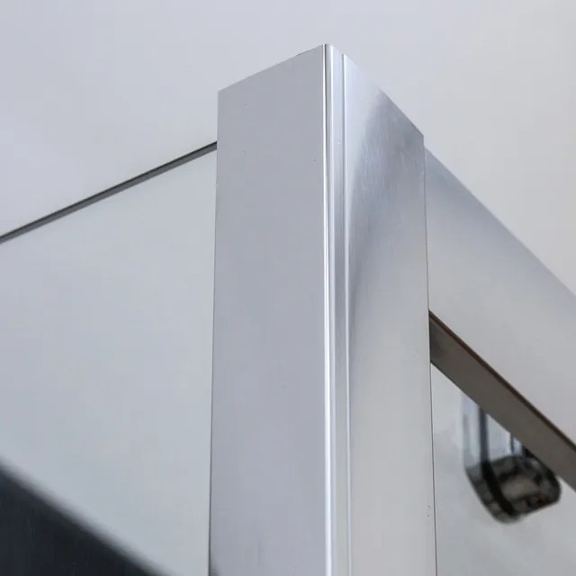 Posuvné sprchové dvere OBD2 s pevnou stenou OBB 120 cm 80 cm