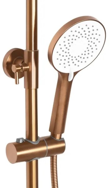 REA-P2418 - Sprchová súprava s batériou AVALON, kartáčovaná meď