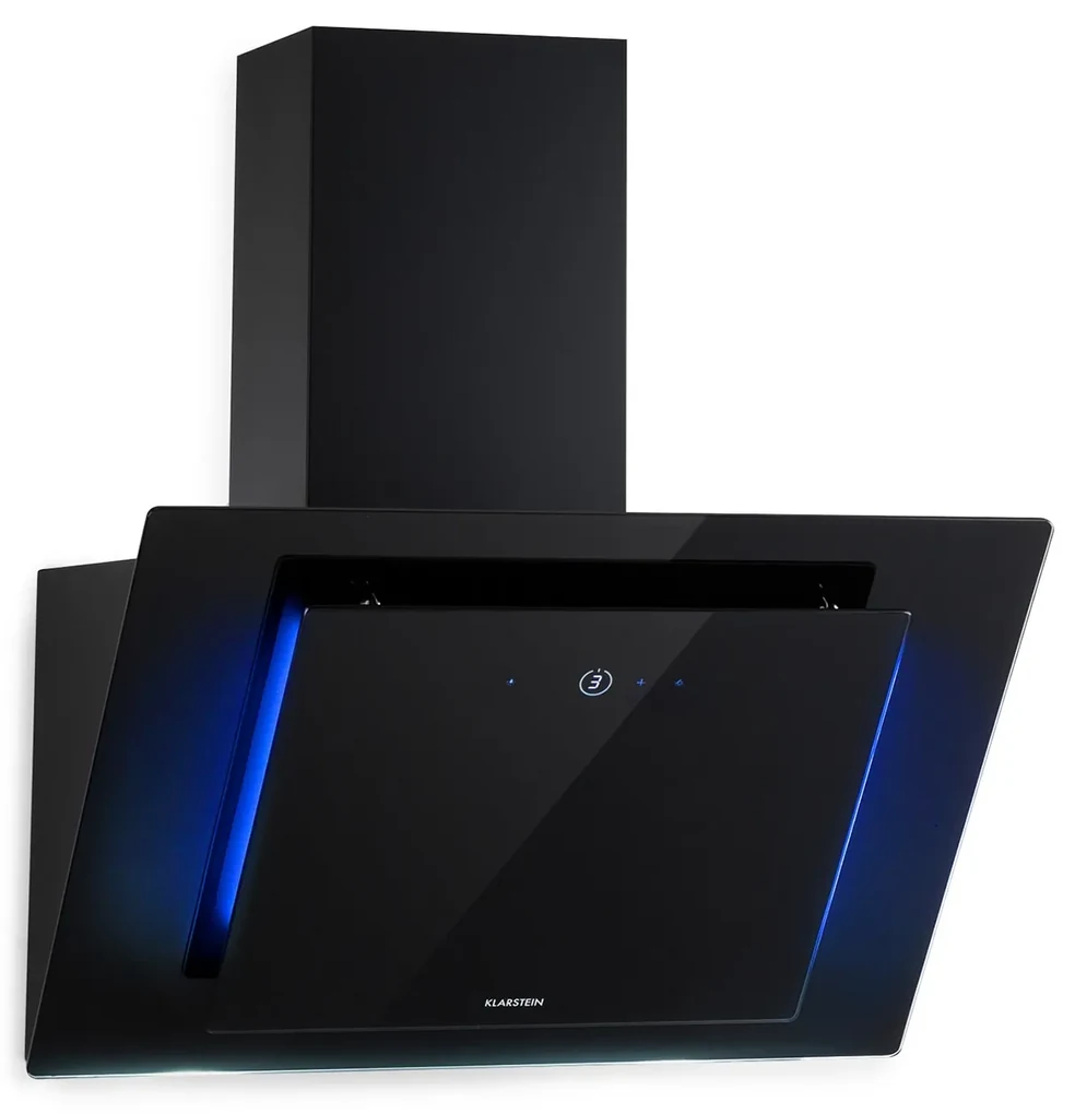 Eleonora 60, digestor, 60 cm, nastenný, 426 m³/h, dotykový panel, LED, A++, čierny