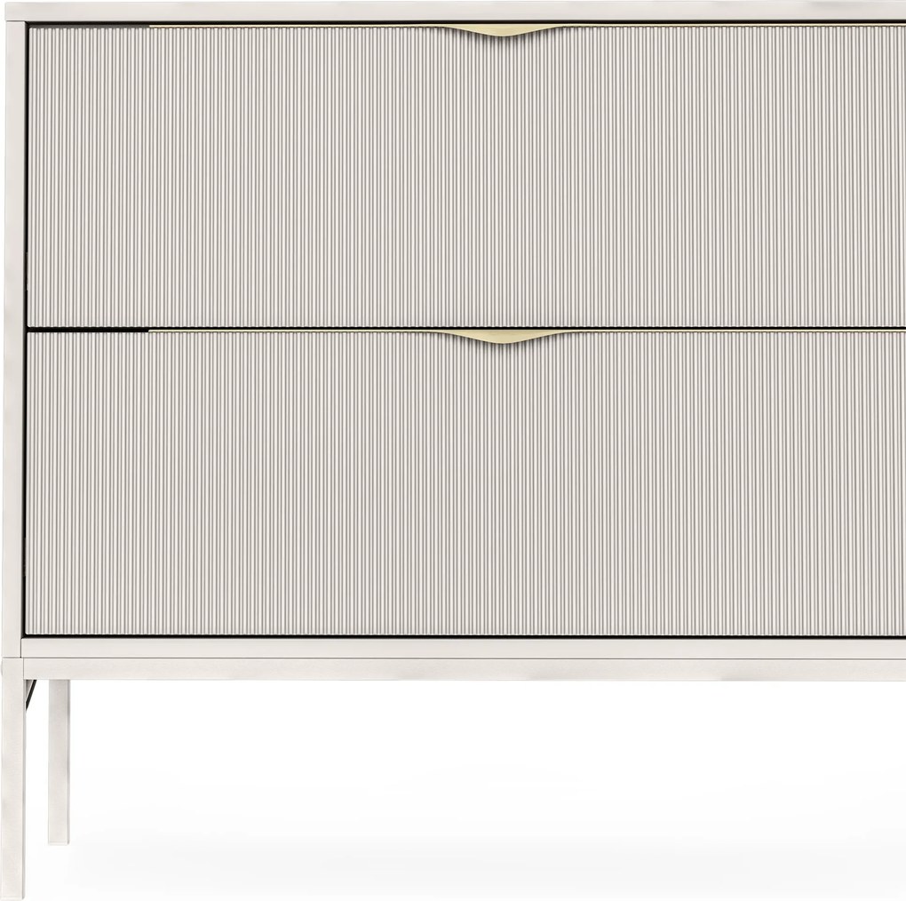 Skříňka pod umyvadlo Livia s deskou 84 cm kašmírová