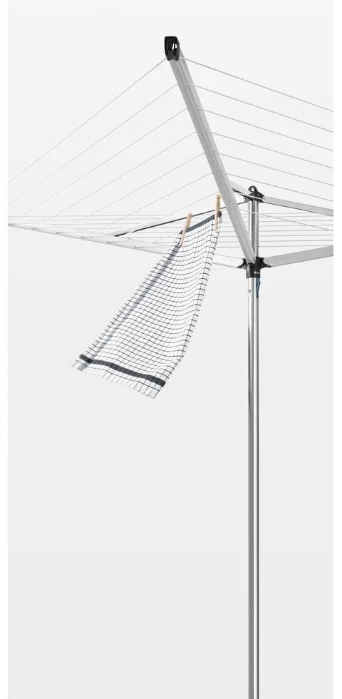 Vonkajší sušiak na bielizeň v striebornej farbe 30 m Essential – Brabantia