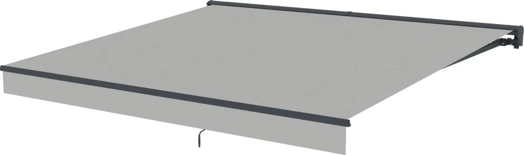 Elektrická markíza BestBerg BBSU-E350LG / 350 × 300 cm / svetlo sivá