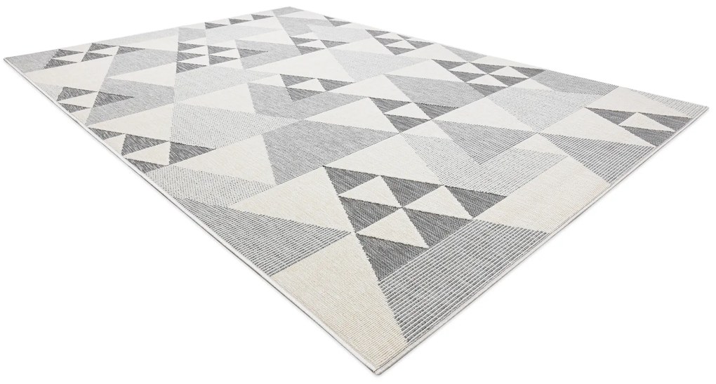 Koberec SPRING 20409662 trojuholníky Sisalový -  krémový