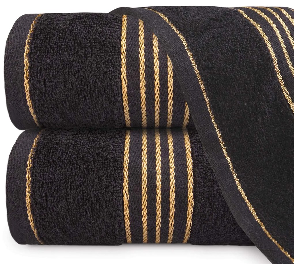 BAVLNENÝ UTERÁK TIWANO 50X90 CM ČIERNA