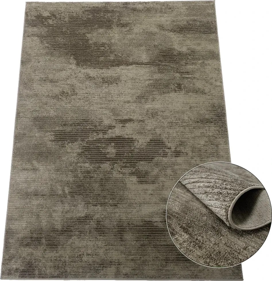 BE Koberec Eforia 9551 Brown – hnedý obdĺžnikový Rozmer: 160x220 cm