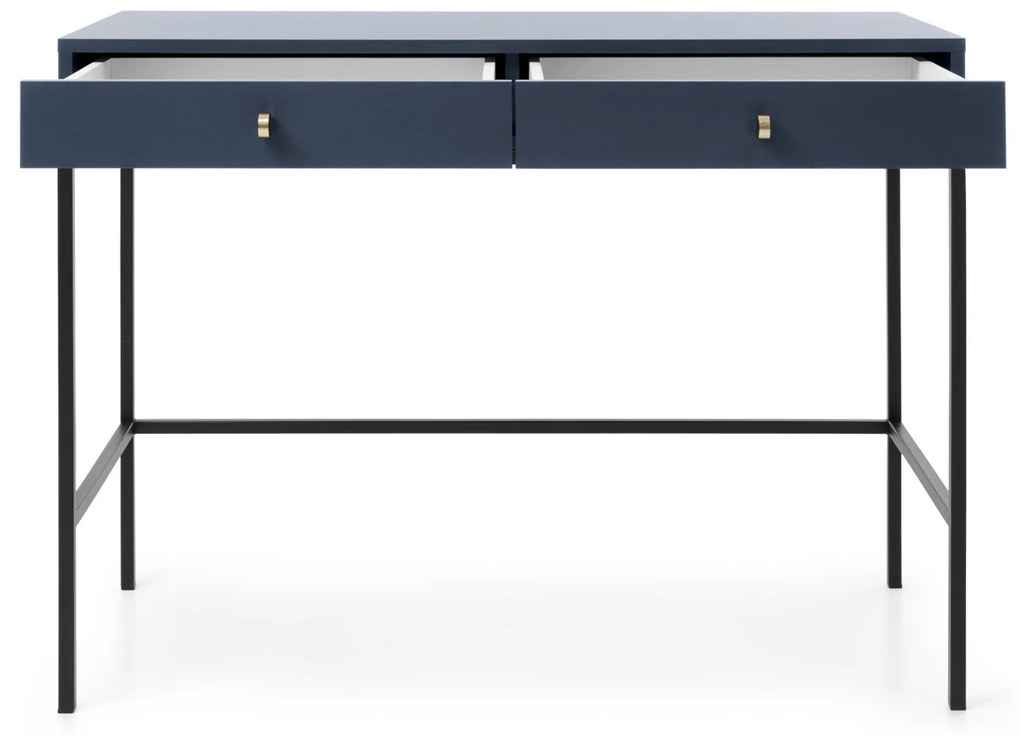 Toaletný stolík Mono II 104 cm modrý/čierny