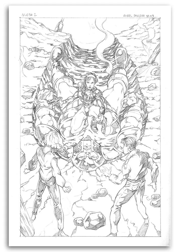 Gario Obraz na plátne Obrovský výkonný komiks - Saqman Rozmery: 40 x 60 cm