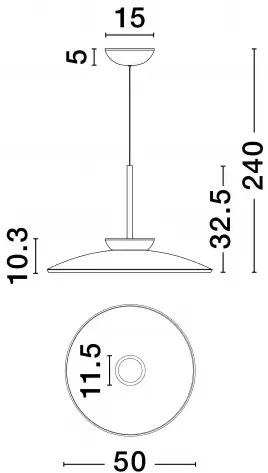 LED stmievateľný nikel dizajnový luster Esti