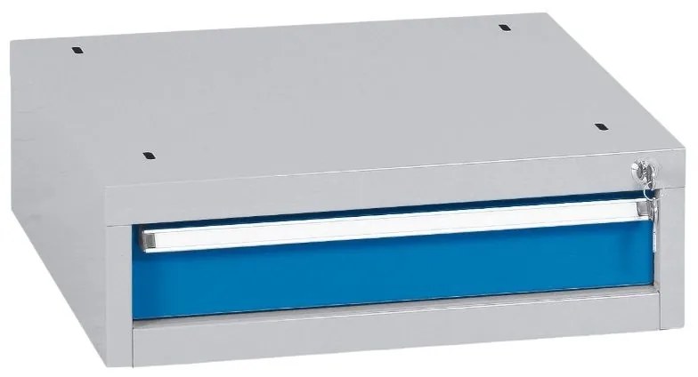 Závesný dielenský box na náradie k pracovným stolom do dielne WL/BL, 1 zásuvka, 565 x 580 x 180 mm