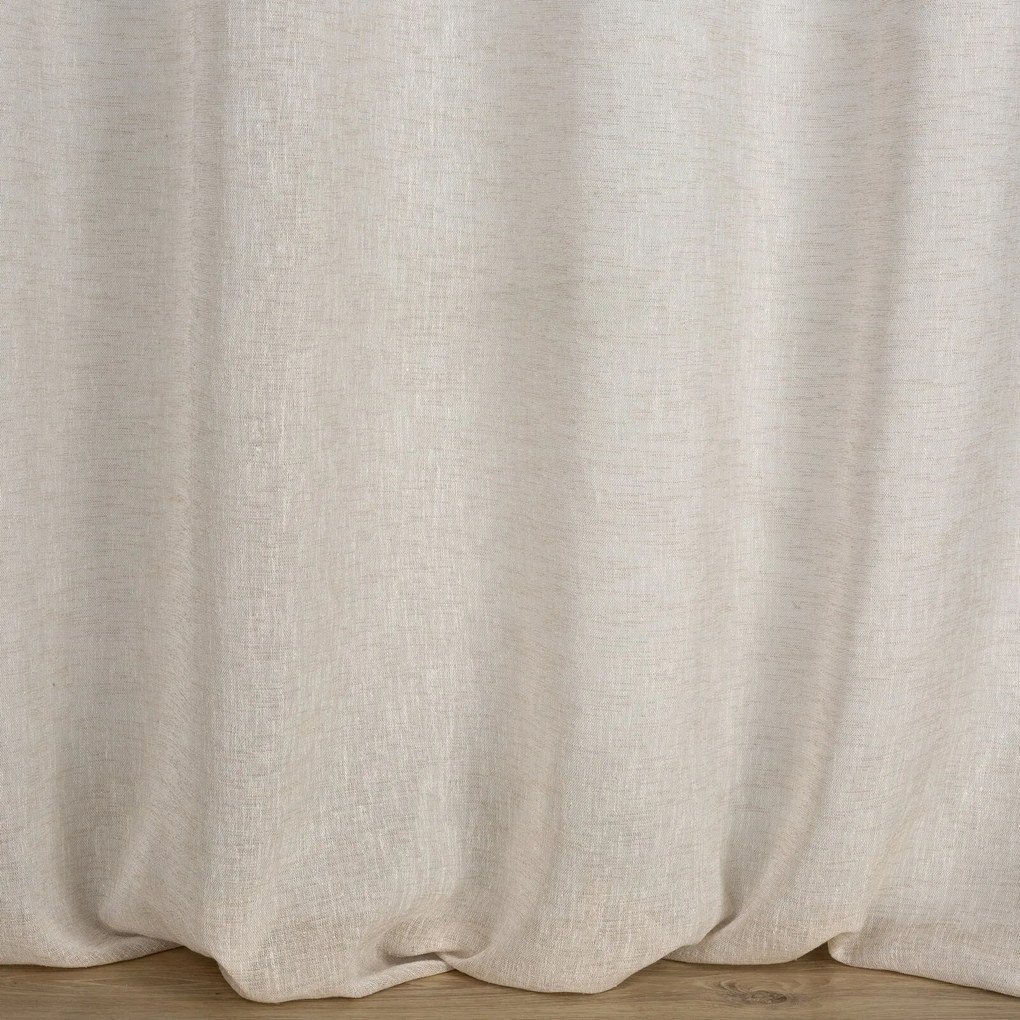 ZÁVES NA KRÚŽKOCH ANGELICA 140X250 CM BÉŽOVÁ