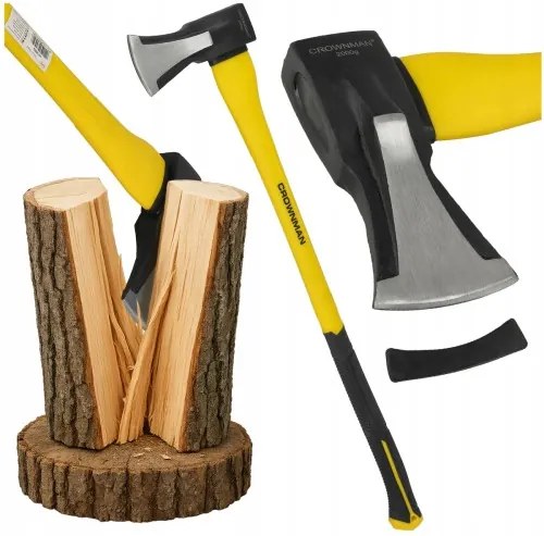 Sekera na štiepanie dreva 2000G 90 cm pevná hlava z uhlíkovej ocele