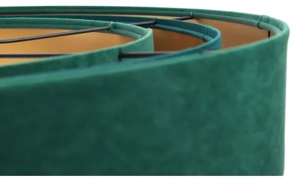 Luster na lanku TRINITI 1xE27/60W/230V zelená/zlatá