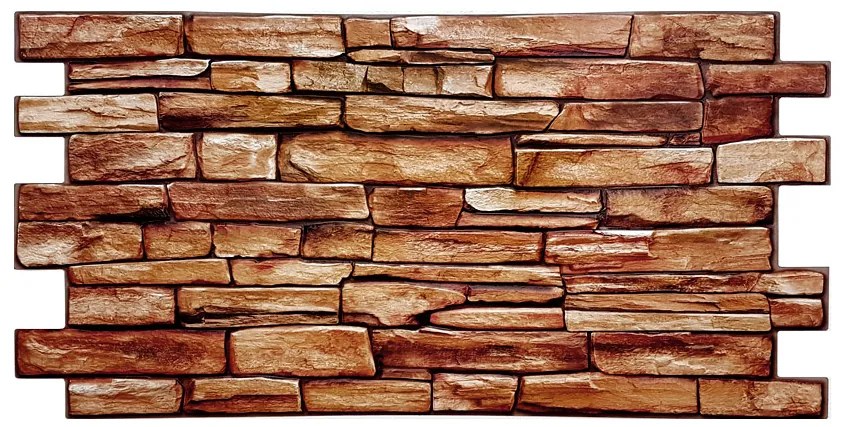 PVC 3D obkladový panel 98 x 50 cm - Karelian