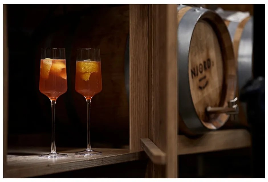 Poháre na sekt v súprave 2 ks 210 ml Rocks - Zone