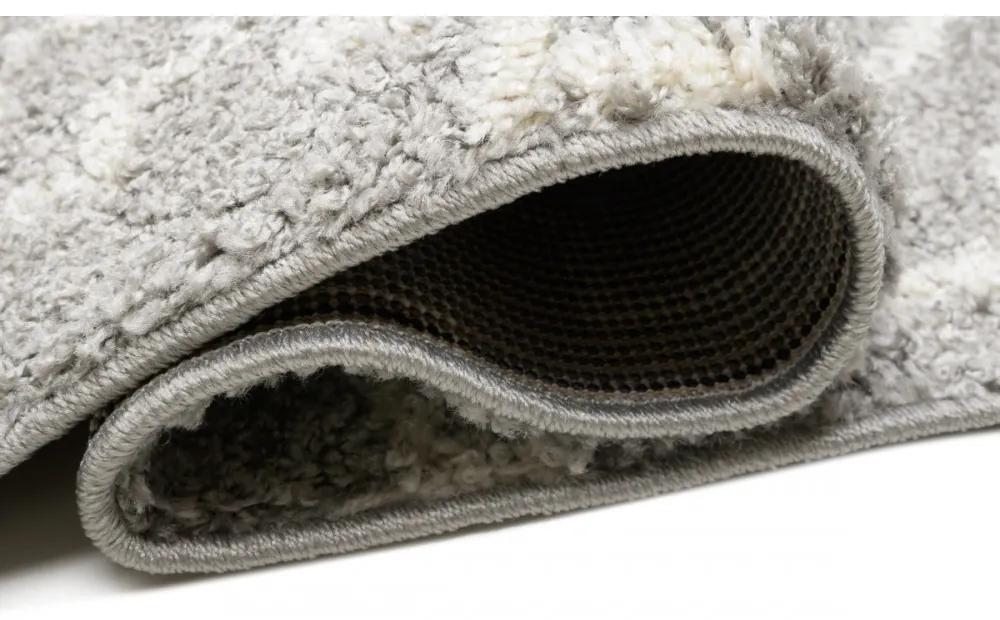 Kusový koberec shaggy Panta šedý 200x290cm