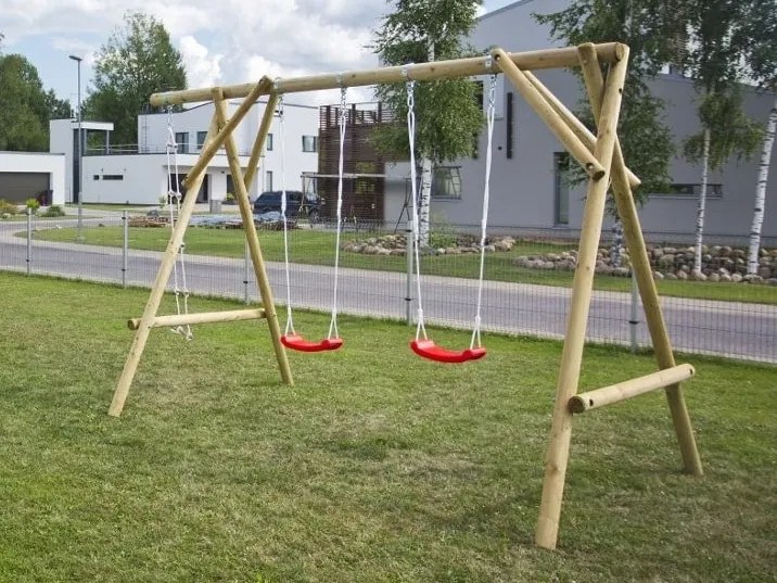 Záhradná hojdačka z guľatiny Magnus