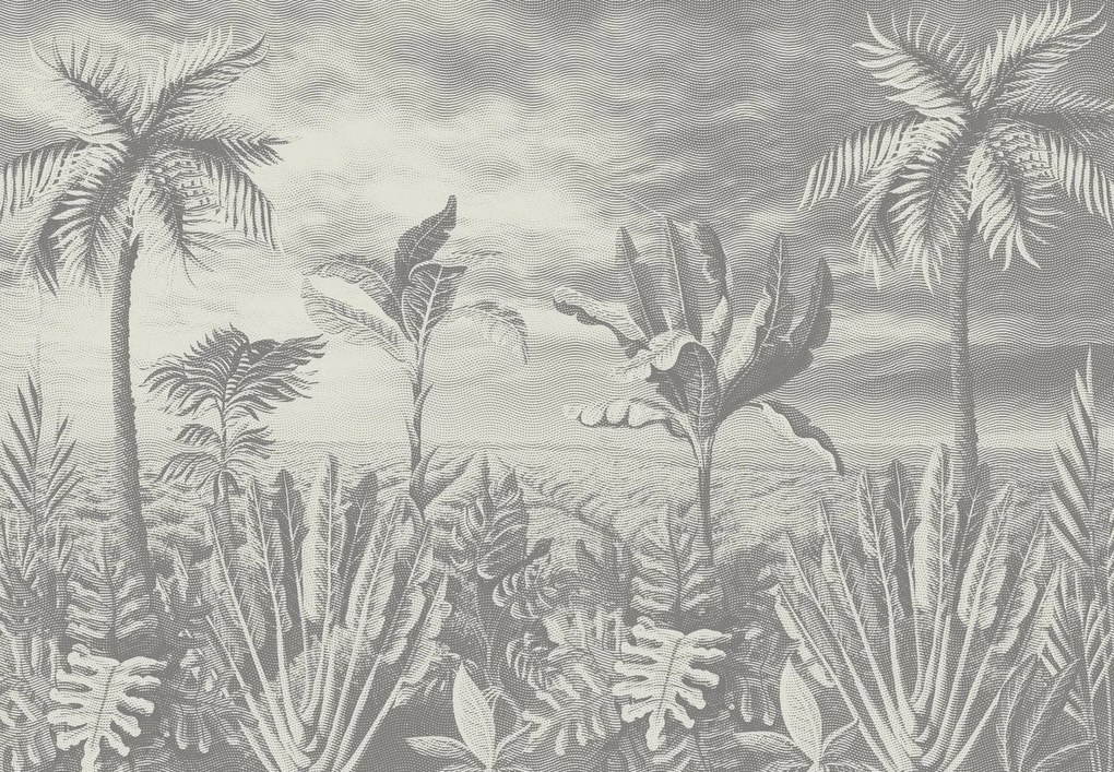 Fototapeta - Engrave jungle (147x102 cm)