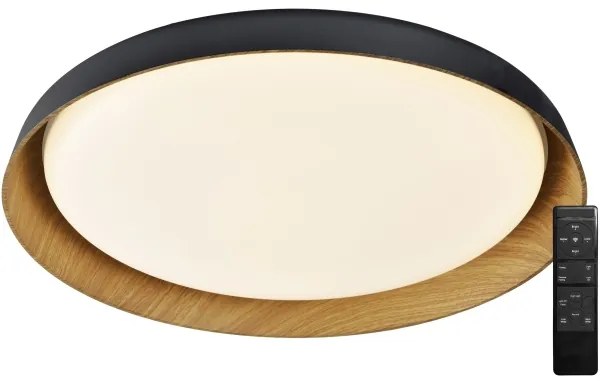 Top Light-LED Stm. stropné svietidlo SATELLITE LED/48W/230V 3000-6500K čierna + DO
