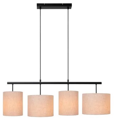 Lucide 45409/04/38 - Luster na lanku MAYA 4xE27/40W/230V krémová
