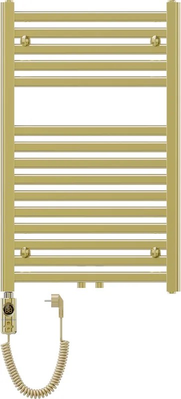 Mexen Hades, elektrické vykurovacie teleso 800 x 500 mm, 300 W, zlatá lesklá, W104-0800-500-2300-50