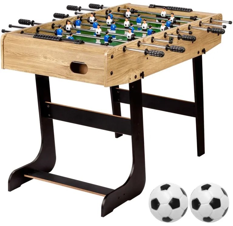 Tuin BELFAST 2634 Stolný futbal 121 x 101 x 79 cm - svetlé drevo