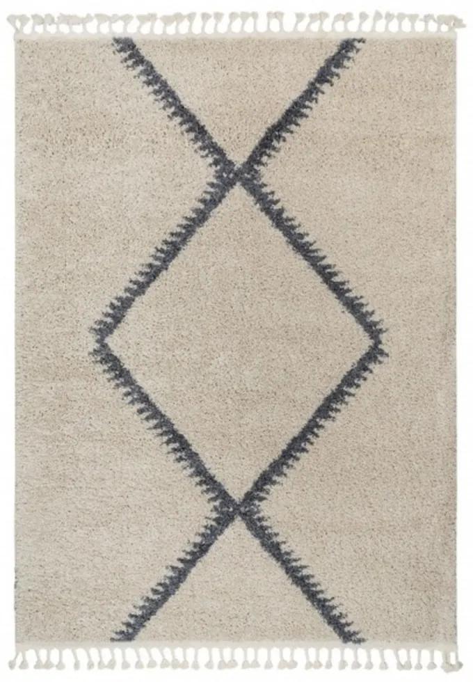 Kusový koberec Shaggy Lora krémový, Velikosti 200x290cm