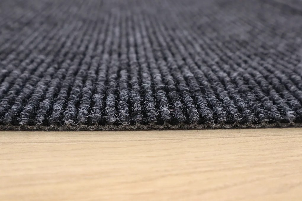 Protišmykový behúň na mieru Rekord 802 šedá, šíre 100 cm, šedá, chodba / predsieň, Spoltex