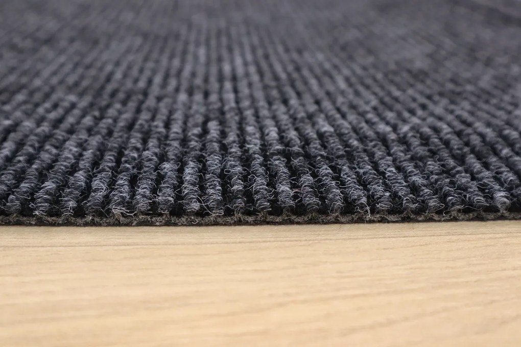 Spoltex, Protišmykový behúň na mieru Rekord 802 šedá, šíre 80 cm, šedá, chodba / predsieň