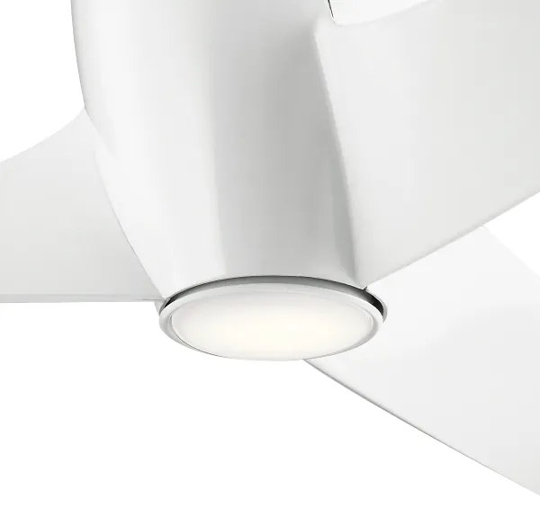 Kichler KLF-PHREE-56-WHT- LED Stmievateľný stropný ventilátor PHREE 10W/230V + DO