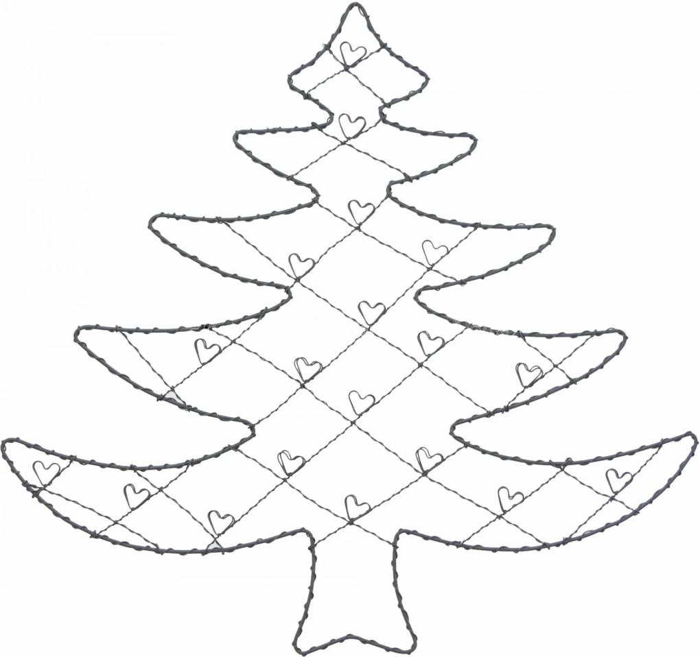 Krasilnikoff Drôtený držiak na fotky Christmas Tree