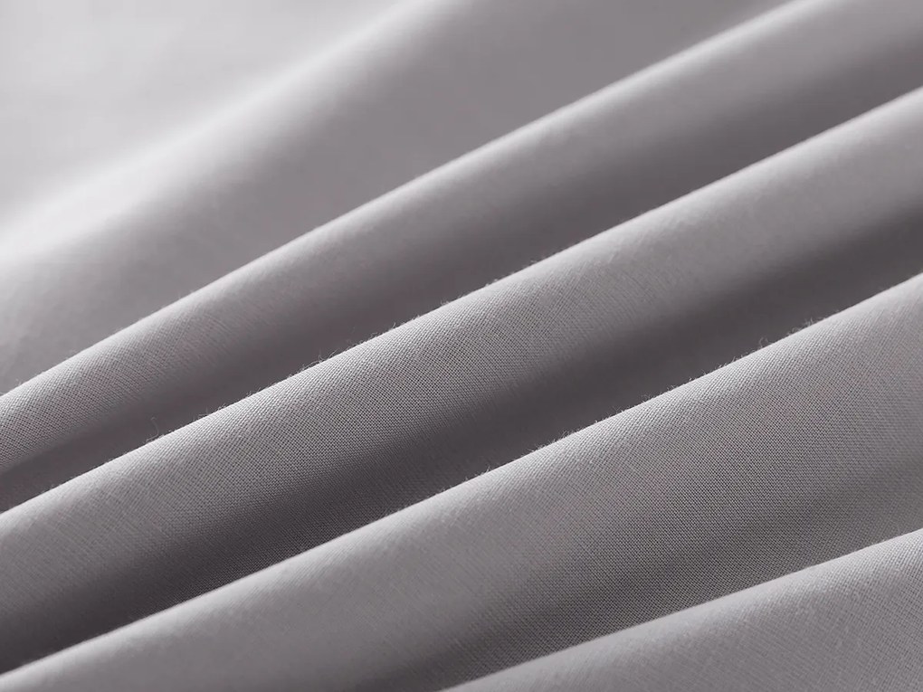 XPOSE® Bavlnené Renforcé obliečky EVITA na dve lôžka - svetlo sivé