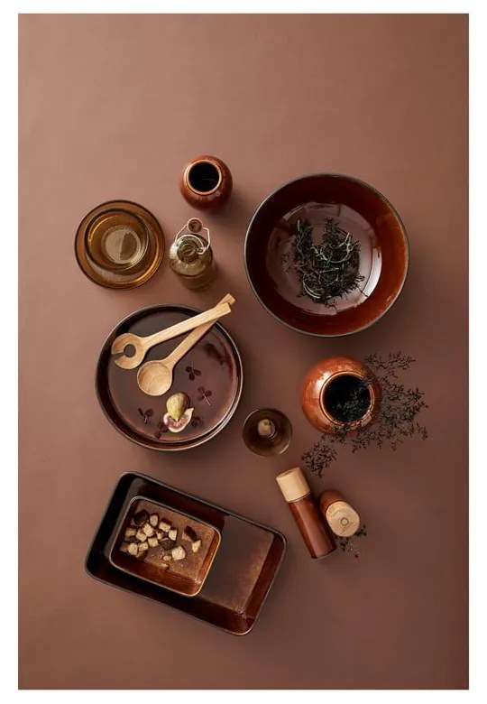 Jantárová keramická súprava mlynčekov na korenie a soľ 2 ks Gastro Amber – Bitz