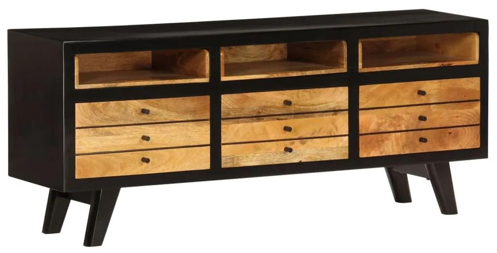 TV stolík z masívneho mangovníkového dreva, 120x30x50 cm