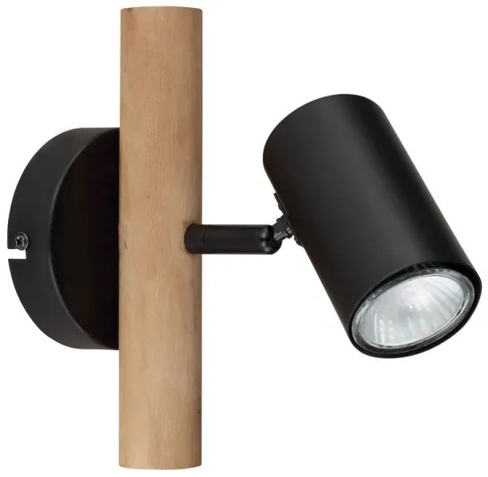 Globo 57913-1 - Nástenné bodové svietidlo HERTI 1xGU10/5W/230V drevo/kov