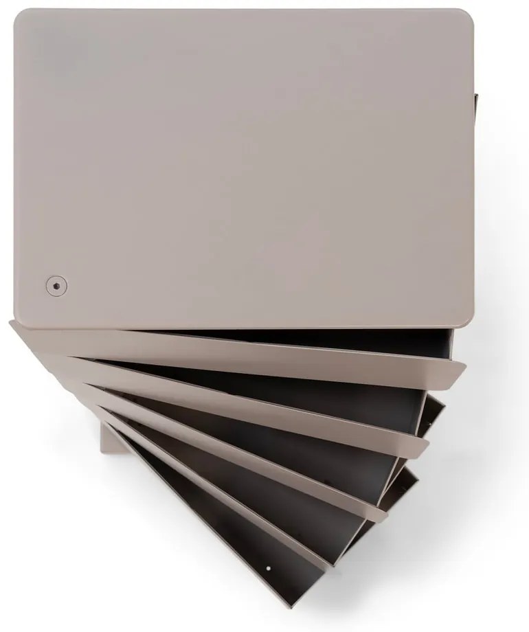 Sivo-béžová kovová komoda 37x72,5 cm Joey – Spinder Design