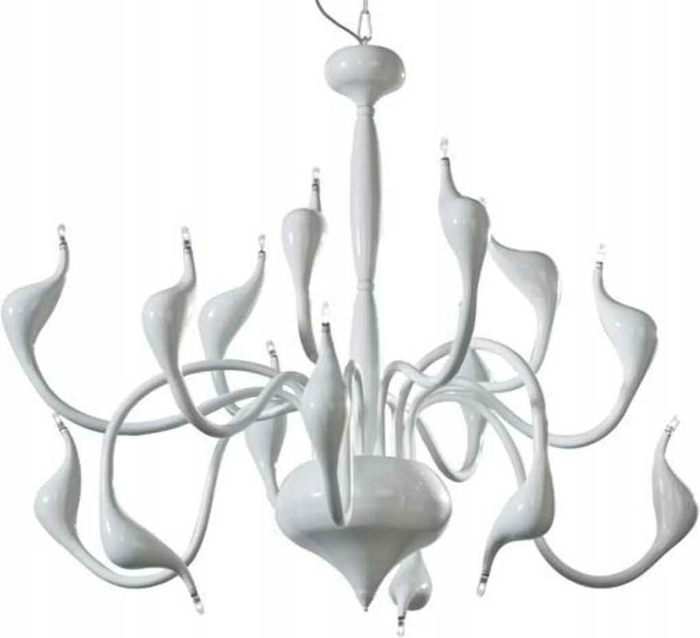 AZzardo Snake závesné svietidlo 15x G4 20W bez zdroja 85cm IP20, biele