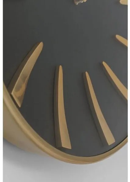 Charm nástenné hodiny čierne Ø51cm