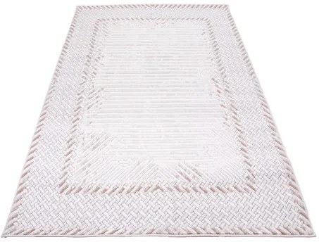 Koberec BUTIK 347 krémový / hnedý