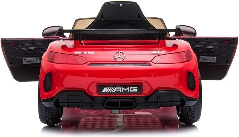 LEAN CARS Elektrické autíčko Mercedes GTR červené, LED, MP3