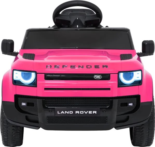 Elektrické autíčko Land Rover Defender ružové