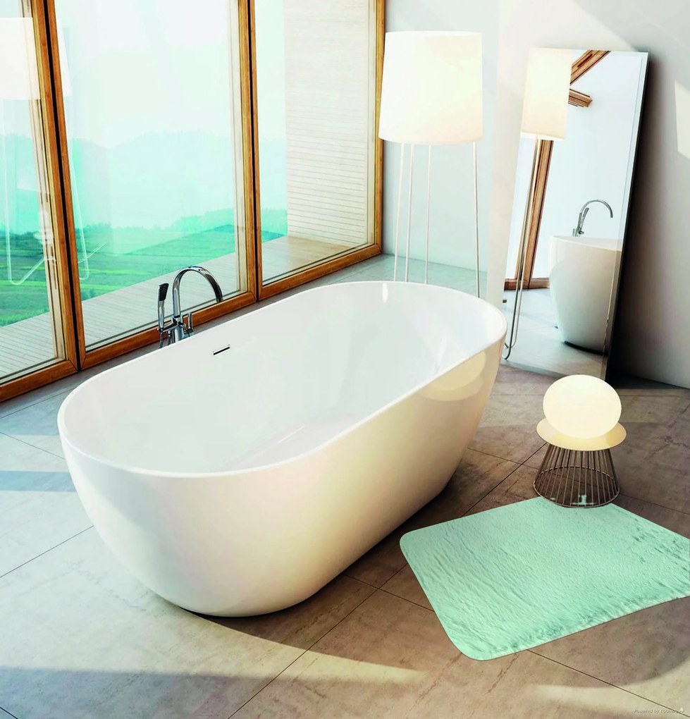 BO-MA, Kúpeľňová predložka Rabbit New mint, 50x40, zelená, kúpeľňa