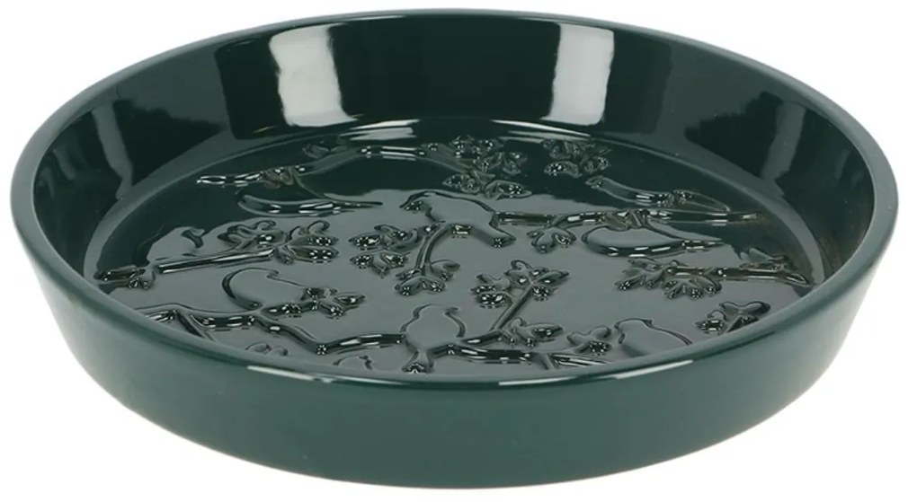 Napájadlo pre vtáky Keith, 4,8x28,5 cm, kameň, zelená