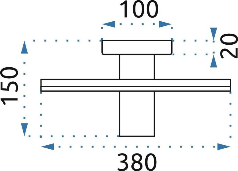 Toolight - Stropné svietidlo 3xE27 60W APP742-3C, čierna, OSW-01107