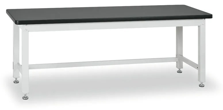 Pracovný stôl do dielne BL, MDF + PVC doska, nosnosť 1000 kg, 2100 mm