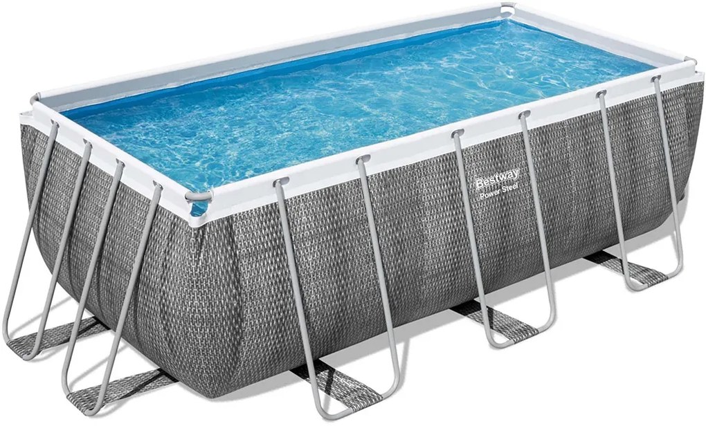 BESTWAY Power Steel Bazénový set 412 x 201 x 122 cm, kartušová filtrácia 56722