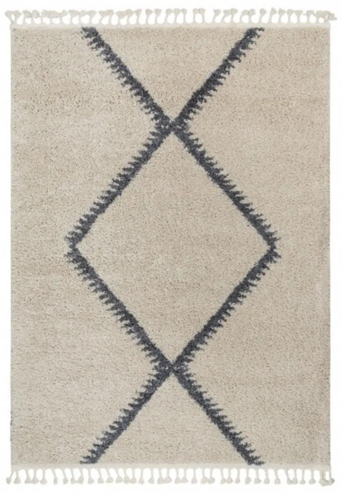 Kusový koberec Shaggy Lora krémový, Velikosti 80x150cm