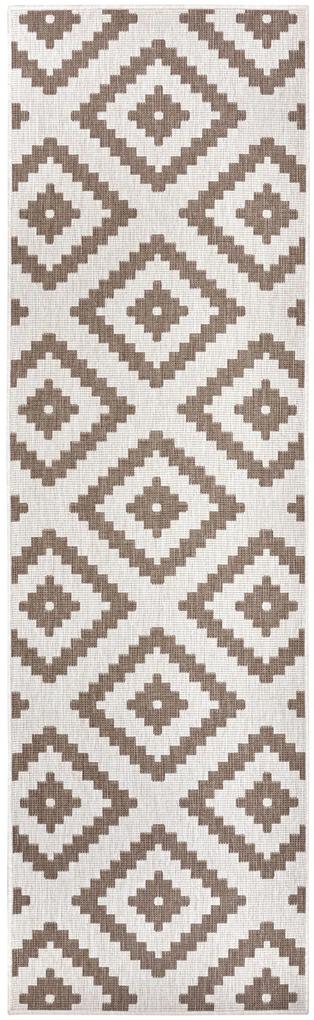 NORTHRUGS - Hanse Home koberce Kusový koberec Twin-Wendeteppiche 105460 Linen – na von aj na doma - 200x290 cm